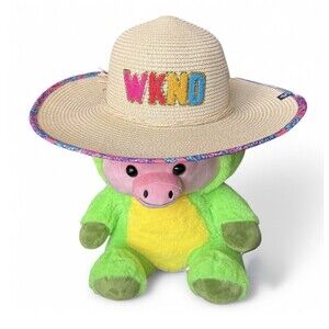 NEW Simply Southern Straw WEEKEND‎ Sun Hat Cute Vacation Beach Girls Weekend Fun